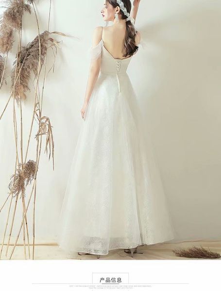 

2021 new bridva da colher collar off shoulder dressed as robe soiree bride to be*1087 4hmn, Blue;red