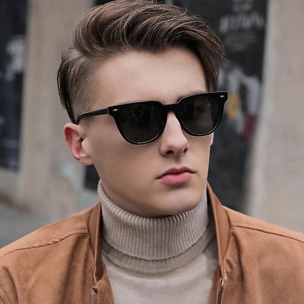 

sunglasses daisyer fashion men's trendy tr ultralight driving small square polarized unisex, White;black