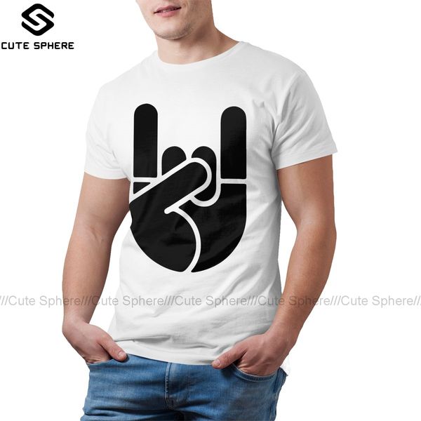 

hard metal t shirt rock hand stencil t-shirt fun big tee shirt mens print short-sleeve basic tshirt sport hooded sweatshirt hoodie