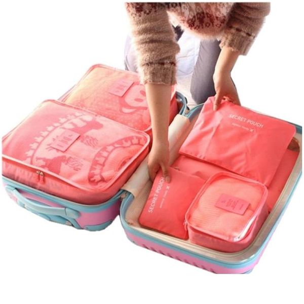 

storage bags 6 pcs travel storage bag set for clothes tidy organizer wardrobe pouch travel organizer bag case shoes p jllcfq eatout