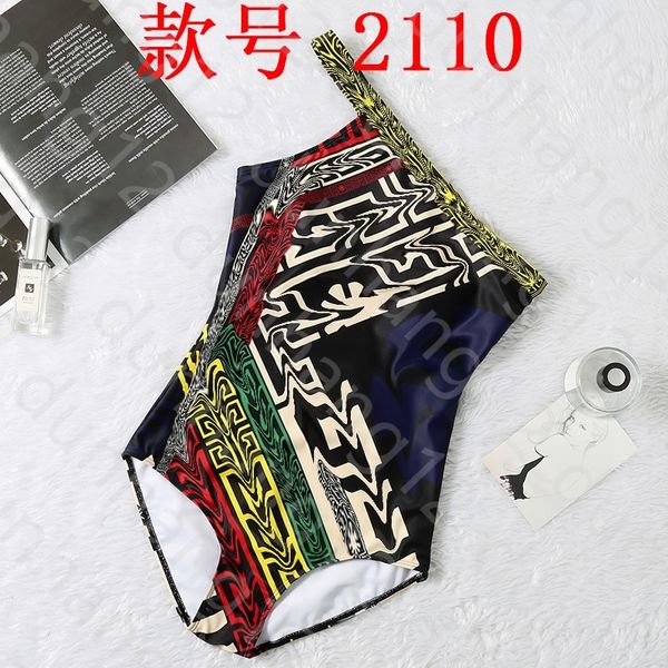 

one piece swimsuit new print slim bikini swimsuit, White;black