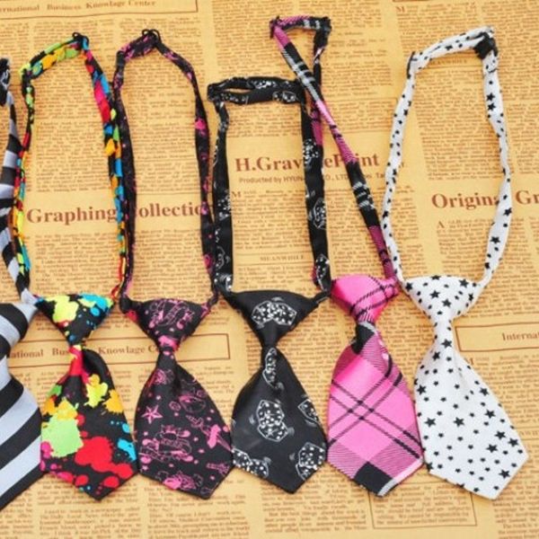 

fashion pet tie colorful handsome sturdy dog necktie practical adjustable stripe small animals neckwear 1 7jn zz