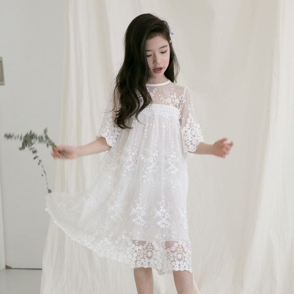 

2020 summer new children's short sve lace girls' drs ins princs skirt, Red;yellow