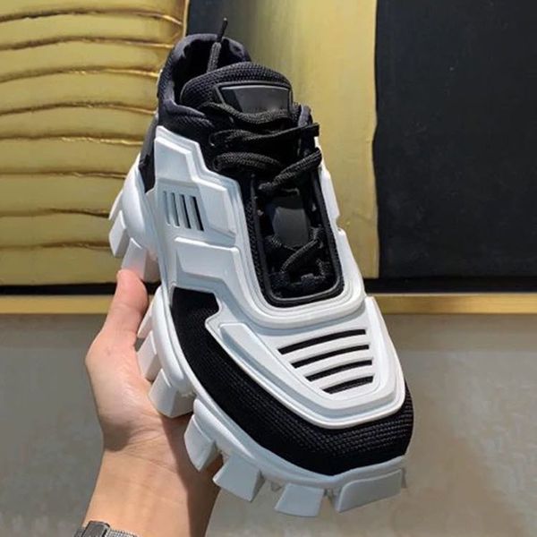 

2020 new mens womens shoes fashion platform leather casual shoes walking dress luminous fluorescent sneakers size 35-46, Black;red