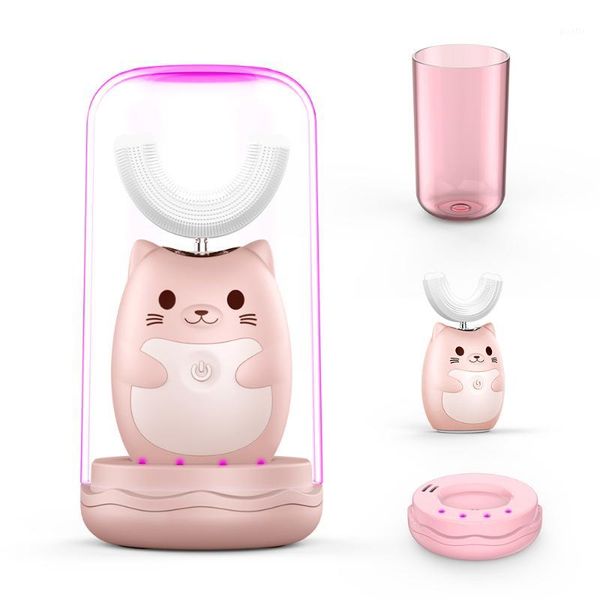 

360 degree automatic sonic children's electric toothbrush silicone ultrasonic electronic tooth brush usb rechargeable 3 mode1