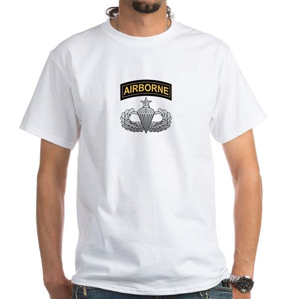 

2018 fashion ment shirt summer style senior airborne wings with ai white silk screen t shirts sport hooded sweatshirt hoodie