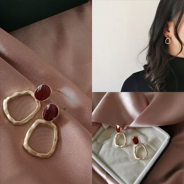 

wbos gold hip rapper iced out diamond zirconia round stud earrings for men earring post with pad and women cz earrings studs rock hop, Golden