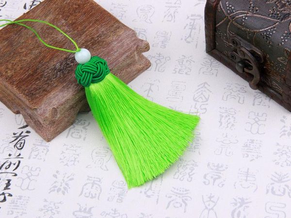 

6pcs lot 8cm pine cap fat tassels hanging rope silk sewing tassel trim decorative key tassels for curtain home decoration h jllhsm