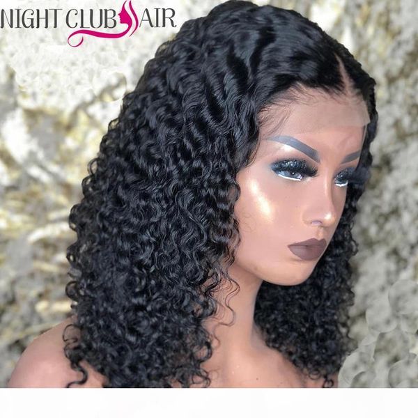 

30 inch lace front wig curly human hair wigs long curly closure wig kinky wigs human hair with baby, Black;brown