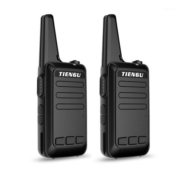 

2 pcs c1 potable mini walkie talkie usb charger 5 wachildren's radio two way k way station walkie-talkie handphone intercom1