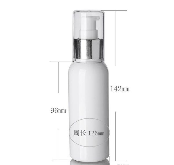 

100ml empty white plastic atomizer spray bottle lotion pump bottle travel size cosmetic container for perfume jllduk fight2010