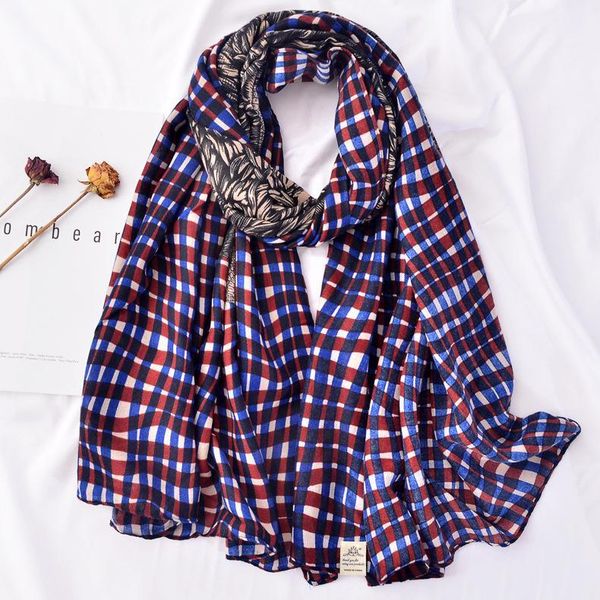 

scarves royalmaybe autumn and winter style soft colorful cotton scarf european american fashion animal print long shawl women1, Blue;gray