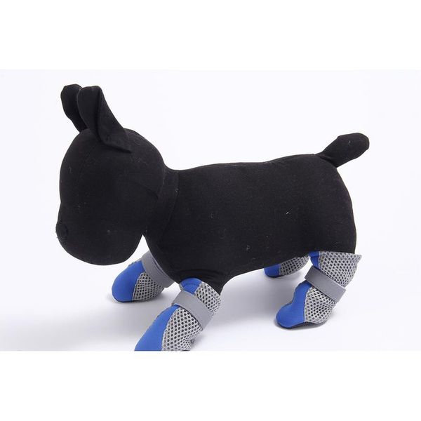 

4pcs/set quality breathable net pet dog shoes for small cats dogs puppy dog socks booties non-slip wearable soft rub jlltyv