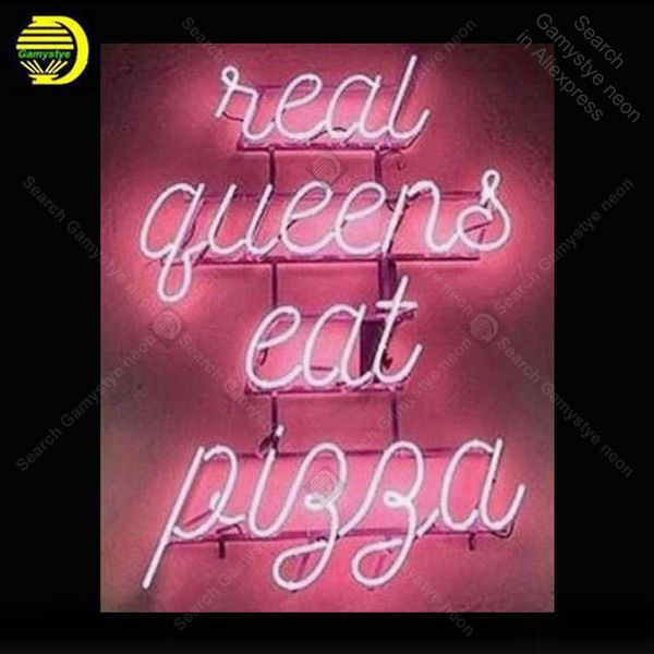 

неоновая вывеска для real queen ешь неоновых ламп знака iconic красивых пивные стены handcraft пользовательских лампы рекламировать letrero