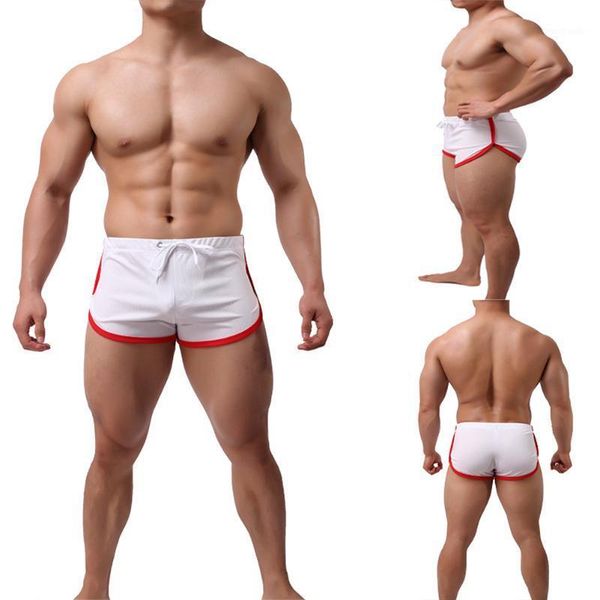

running shorts gym mens sport quick dry cotton workout pants male fitness training bodybuilding beach swim shorts1, Black;blue