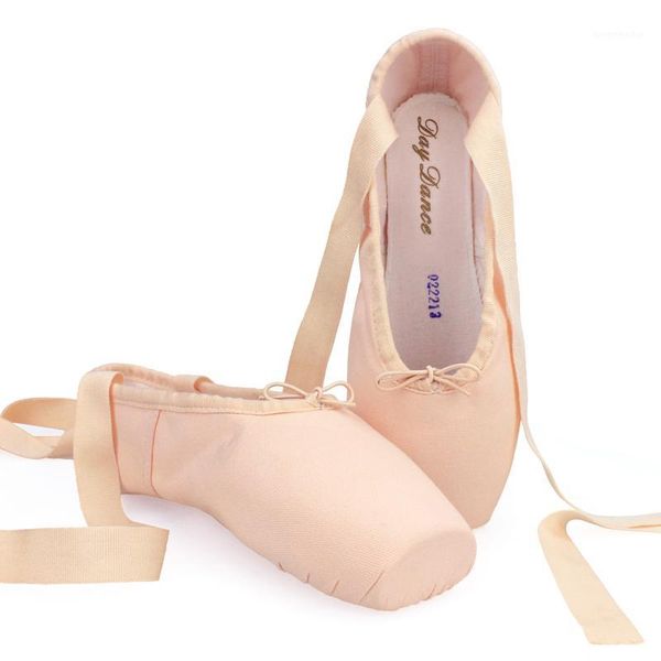 

girls ladies canvas ballet pointe shoes women dance ballet shoes professional ballet shoes with toe1, Black;red
