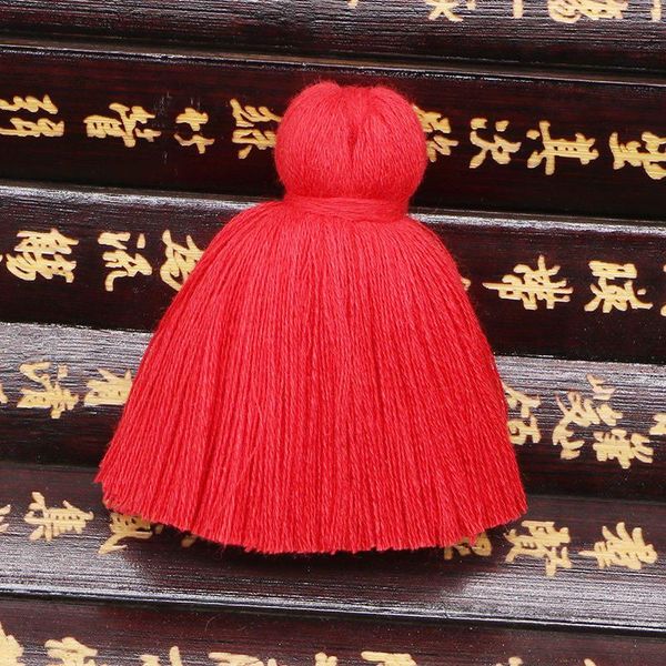 

10pc 6cm mini cotton fat tassel pendant home textile curtain clothing pendant tassel diy key bag bracelet necklace craft tassels h bbyqsz