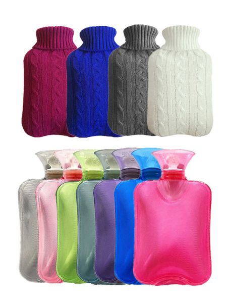 

water bottle with knit cover hand warmer explosion-proof portable water bags good for pain relief jk2011ph