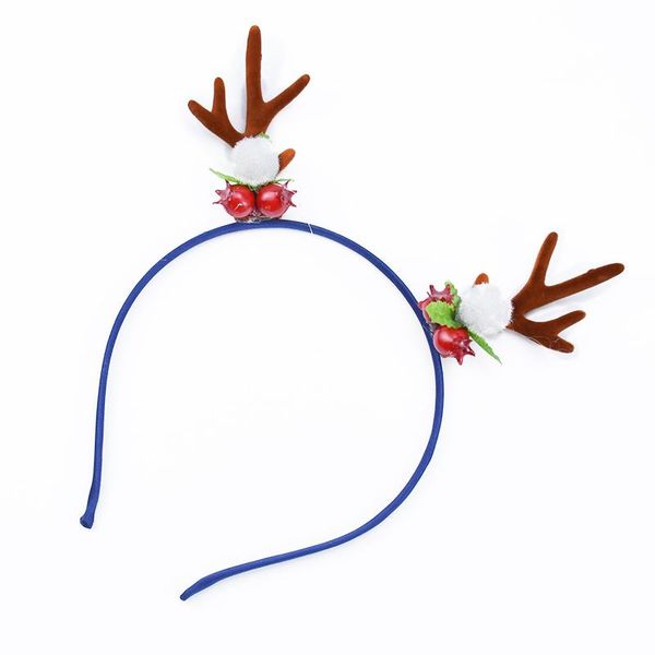 

6pcs left and right fake antlers cute hair accessories bridal tiara accessories christmas decorative flowers wreaths diy gifts bbyuqc