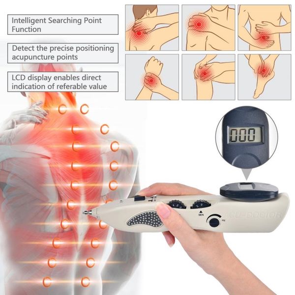 

2021 new health care electric acupuntura meridian pen point detector electronic acupuntura massage pain therapy acupuncture pen