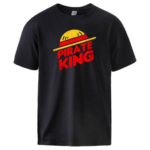 

one piece the pirate king лето с коротким рукавом спортивная streetwear марка сыпучие fit top tee спорт толстовка с капюшоном hoodie мужчин