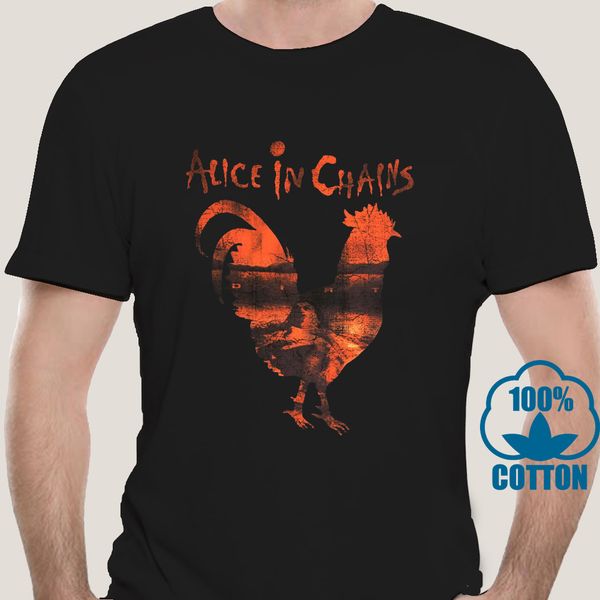 

4057a alice in chains rooster schmutz t-shirt - neu und offiziell sport hooded sweatshirt hoodie