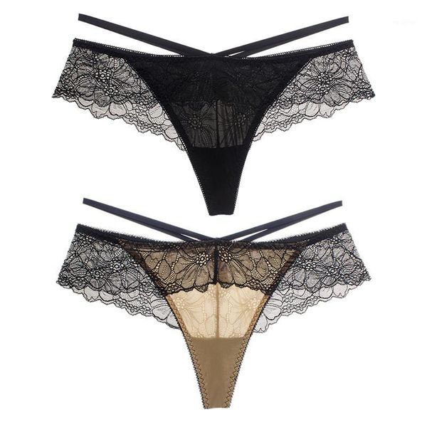 

women's panties ice silk low waist briefs one piece without trace g-string1, Black;pink