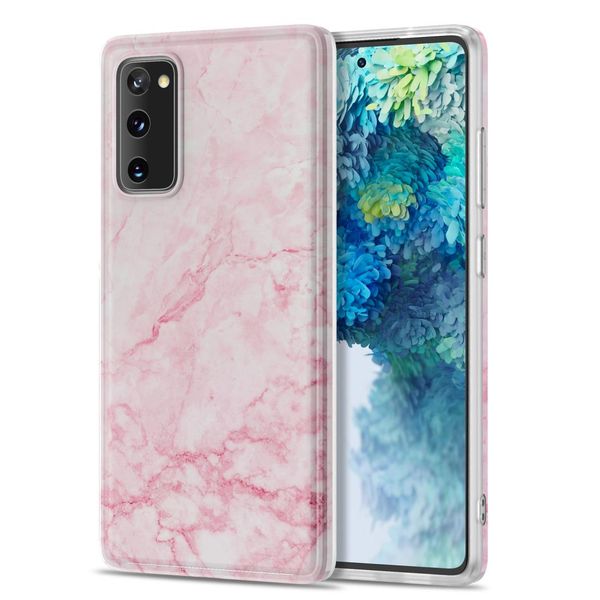 

for samsung galaxy s20 fe tpu glossy marble pattern imd protective case
