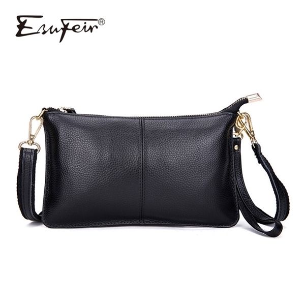 

100% genuine leather messenger famous brand female shoulder envelope clutch crossbody bag purse for women 2019 c1009