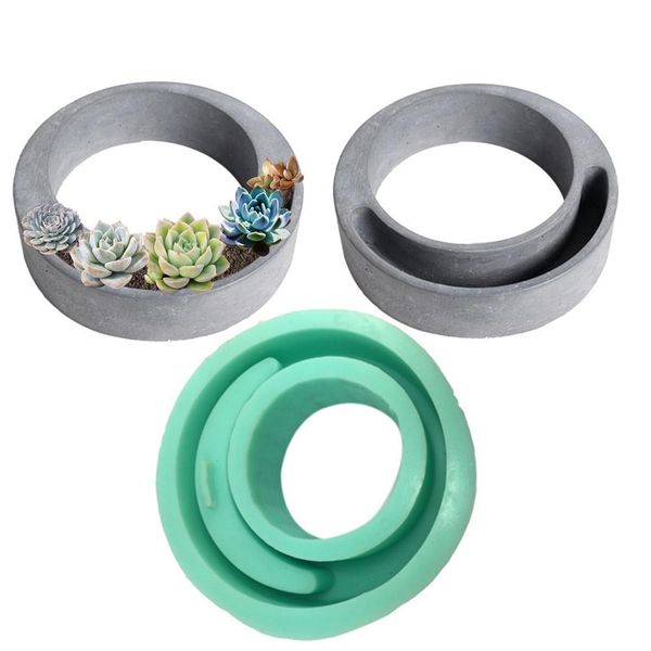 

silicone molds cement flowerpot mould succulent plants cement pots concrete planter pallet silicone mold home garden decoration c0125