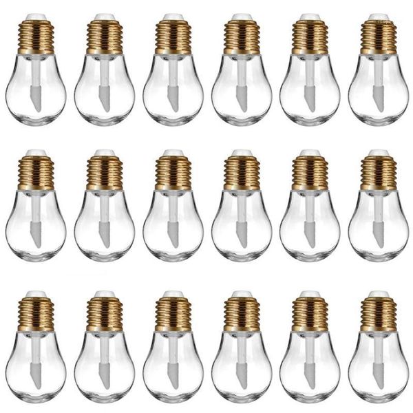 

storage bottles & jars 20pcs light bulb lip gloss tube empty refillable lips 9ml diy cosmetics glaze makeup sample tubes1