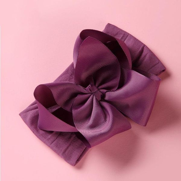 

the new newbrond baby girls nylon headband sweet cute colors headband turban flower kids toddler hair baby hair accessories h jlltxz, Slivery;white