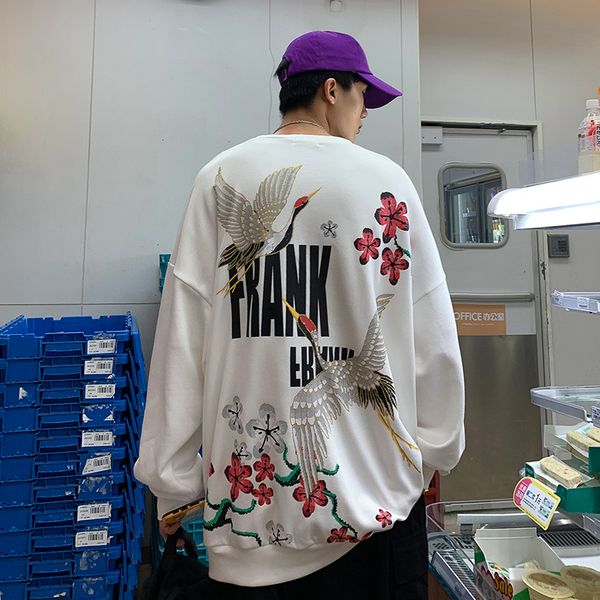 

2021 new korean style men hoodies japanese fake two piece man casual autumn sweatshirts hip hop streetwear letter print hoodie male gtw4, Black