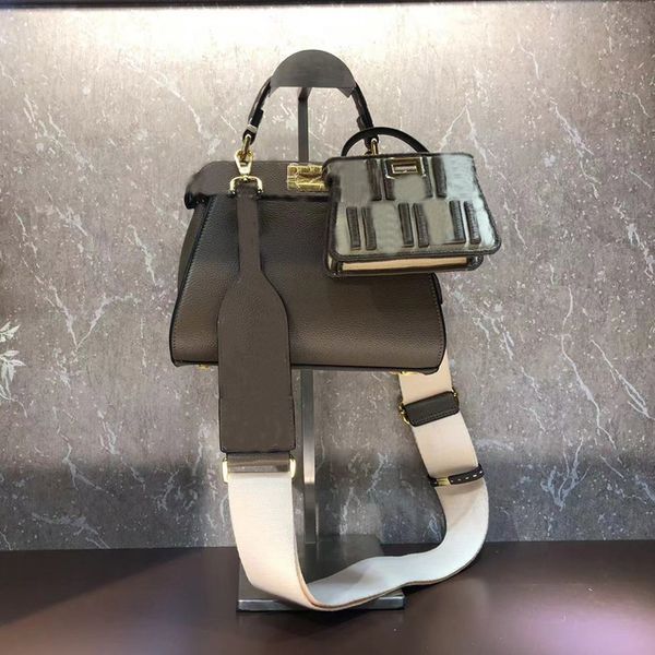 

leather handbag tote letter crossbody bag wide knitting strap shoulder bags handbags women totes gray khaki brown clutch