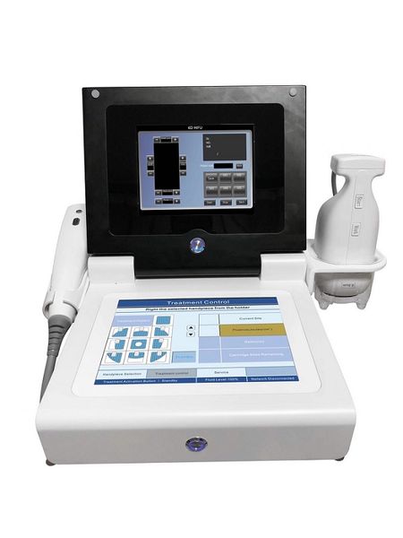 

3d hifu machine wrinkle removal anti wrinkle high focused ultrasound device and liposonic body fat burn slimming 2 in 1 beauty machine, Black;white