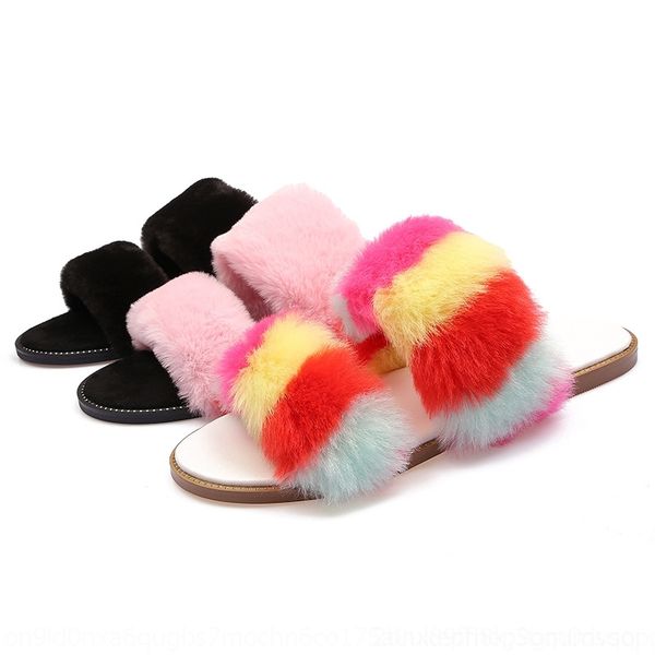 

pwx4 2019 fashion 1-8 years old animal summer sandals slippers bath cute cartoon fruit new child children kids slippers, Black
