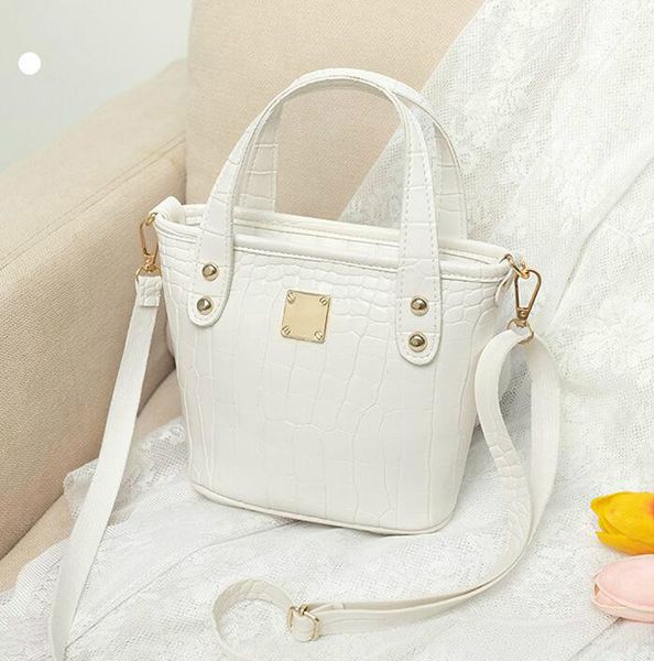 

fashion women bucket mini lady shoulder bags pu leather girl shopping handbag small totes