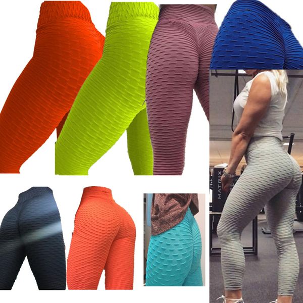 

womens seamless peach bottom stretch sport gym pants tights push up high waist leggings fitness workout yoga bodysuit plus size f92901, White