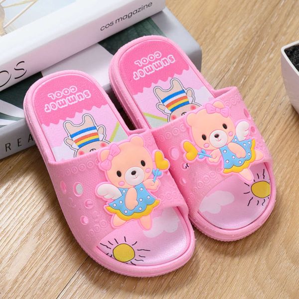 

summer slippers new girls antiskid baby 1-3 years old 2 children's soft soled boys' sandals spring 2020, Black;red