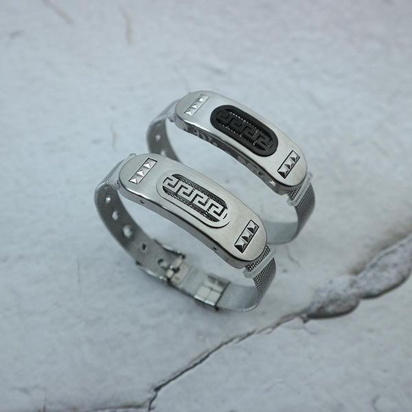 

jewelry great wall titanium steel mesh belt simple elegant bracelet factory wholesale direct sales, Golden;silver