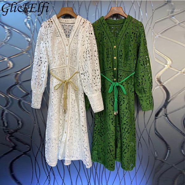 

bodycon dress women y2k long sleeve clothes elegant dress for women party 2020 autumn embroidery hollow flower v-neck1, Black;gray