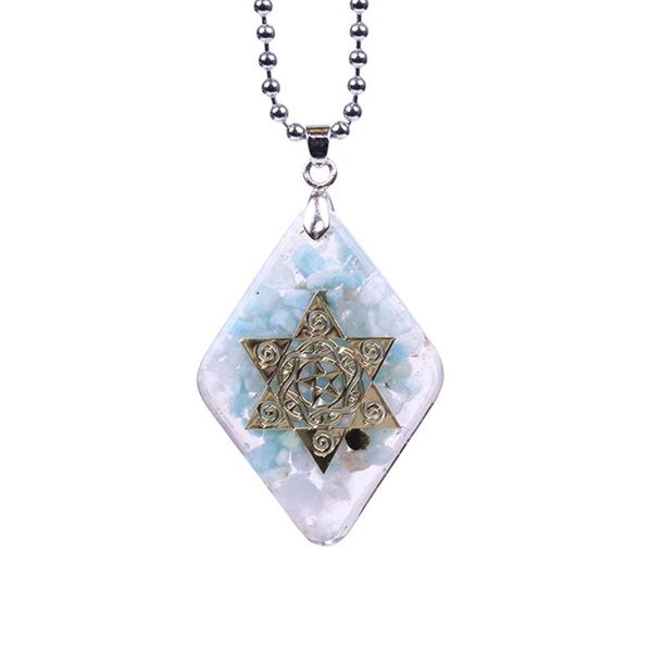 

elite orgon necklace for women natural chakra orgonite energy pendant energy converter reiki healing change fortune, Silver