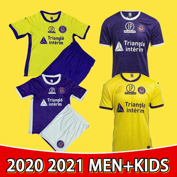 

fc toulouse soccer jerseys 20 21 home away third 2020 2021 sangare 17 diakite 19 kone 34 gradel 7 said 25 sylla 12 jersey football shirt, Black;yellow