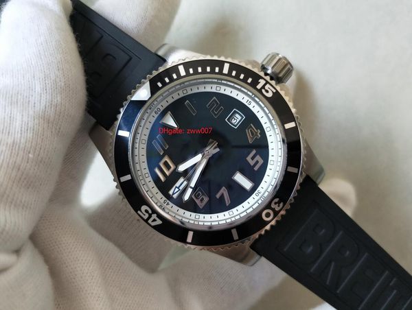 

elling wristwatches 42mm superocean42 automatic mechanical black dial mens men's watch watches, Slivery;brown