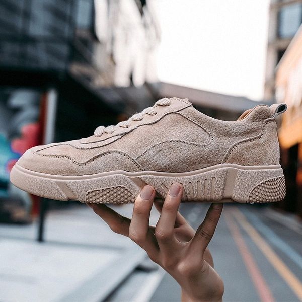 

fashion leather shoes men comfortable breathable casual cowboy shoes quality cow suede leather shoes man flats moccasins #f09y