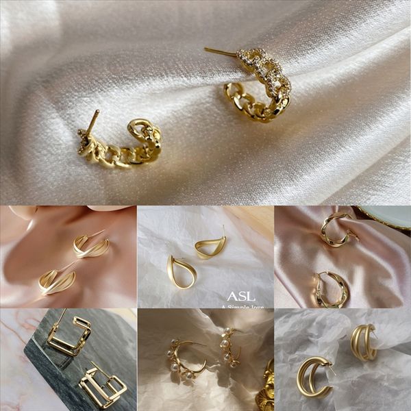 

wmts ladies white gold zirconia pearl earrings fashion women classic guesss earrings new for cubic plated water droplets stud earring, Golden