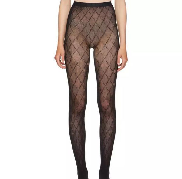 

women transparent stockings fashion hollow pattern lady long tights night club personality charm female leggings