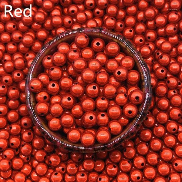 

new 6mm 8mm 3d shining dream acrylic round spacer beads for jewelry making diy #011