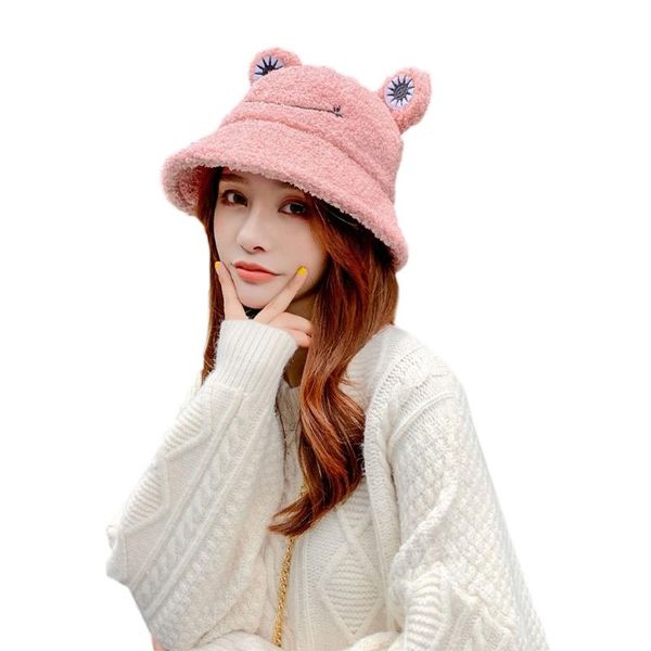

wide brim hats women frog bucket hat summer sunscreen fisherman cap outdoor windproof sunhat 83xf, Blue;gray