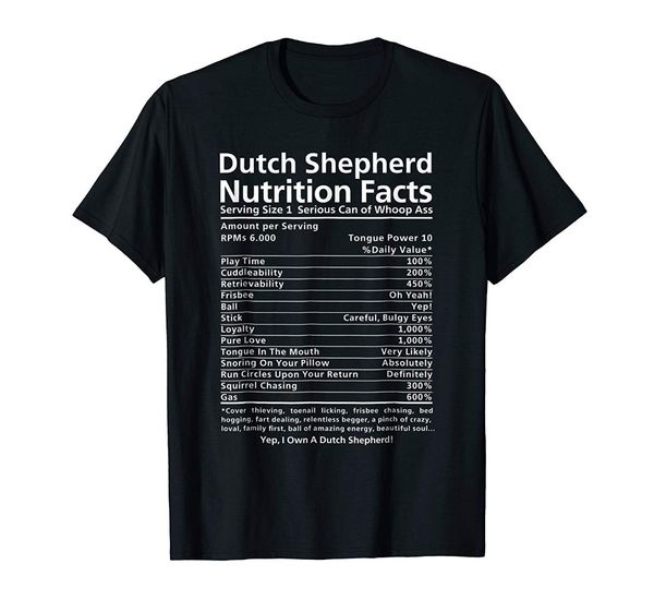 

2020 new arrival men's fashion dutch shepherd shirt | funny nutrition facts t-shirt funny tees men short sport hooded sweatshirt hoodie